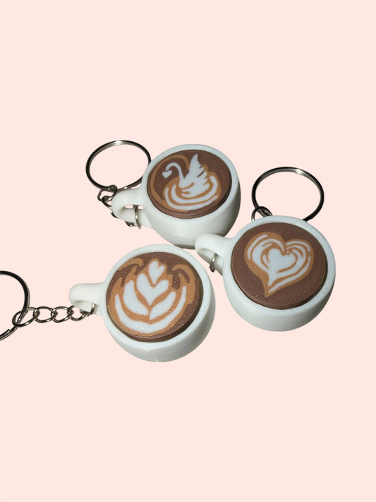 Coffee Keychain Fidget Clicker